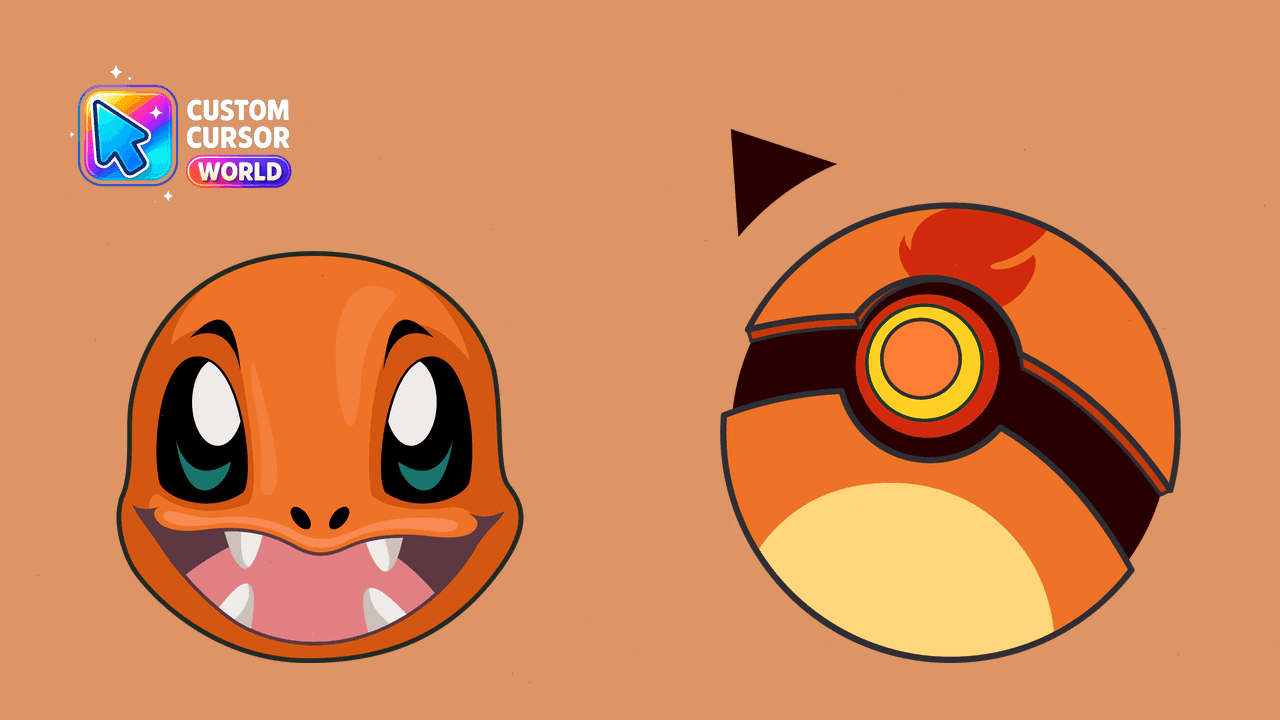 Прев'ю курсор-паку: Charmander Custom Cursor Pack