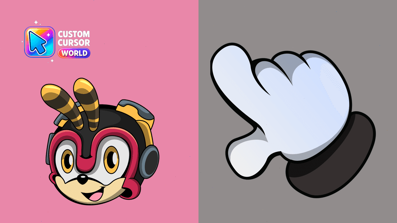 Прев'ю курсор-паку: Hyperactive Charmy Bee Cursor Pack