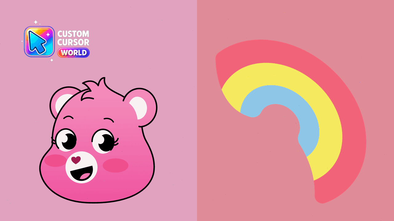 Прев'ю курсор-паку: Cheerful Cursor Pack - Cheer Bear Customization