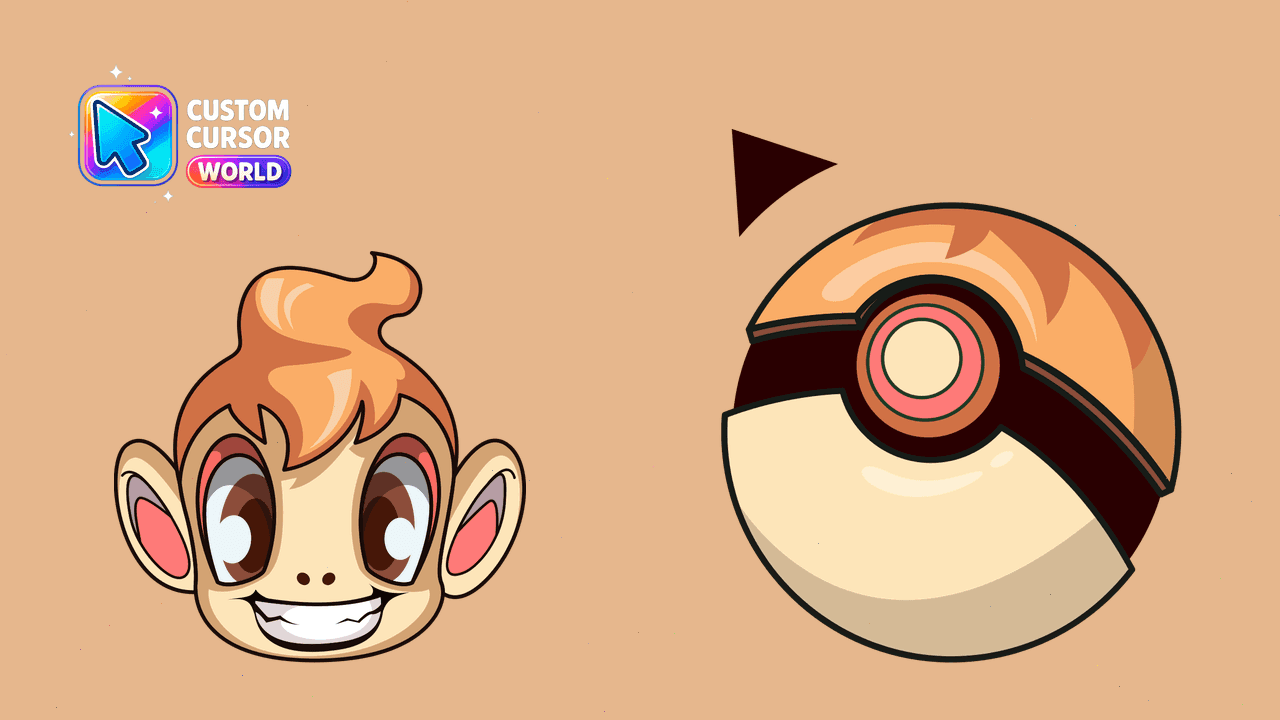 Прев'ю курсор-паку: Chimchar Cursor Pack - Pokémon Theme for Windows and Browser