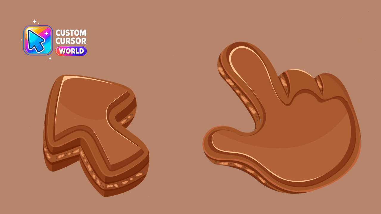 Прев'ю курсор-паку: Chocolate Cursor Pack for Texture Collection