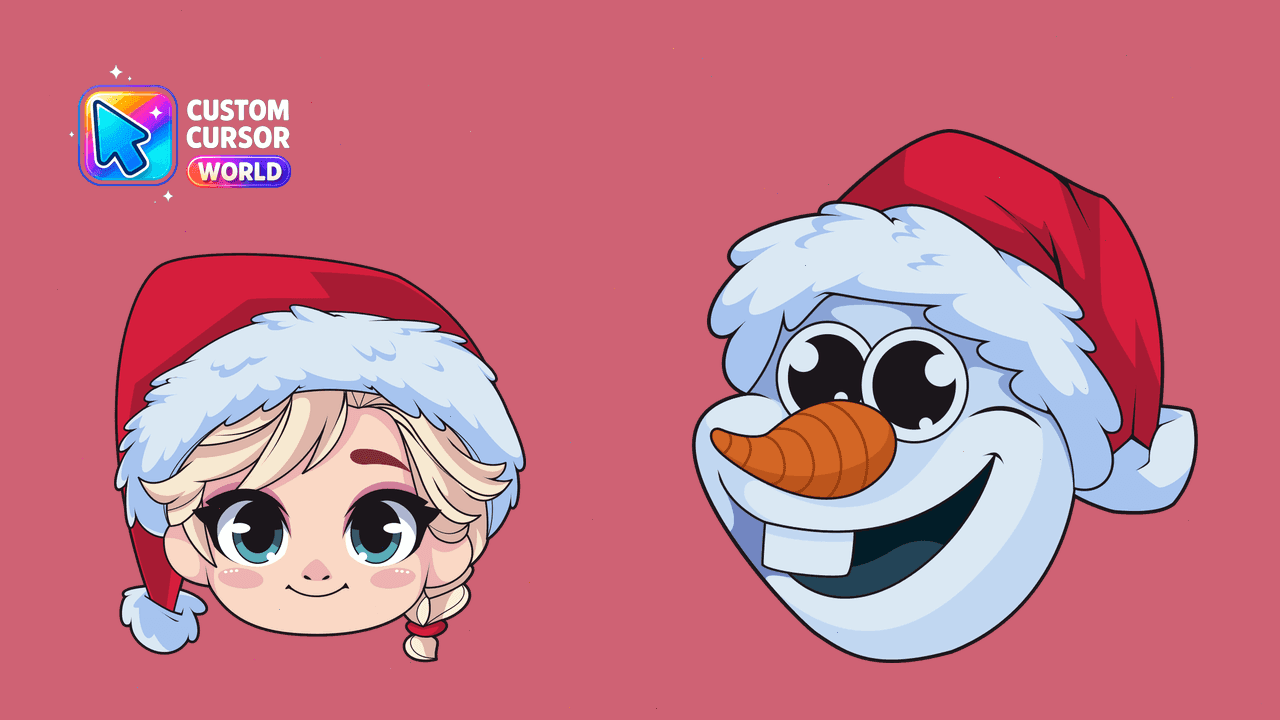 Прев'ю курсор-паку: Festive Frozen Cursor Pack