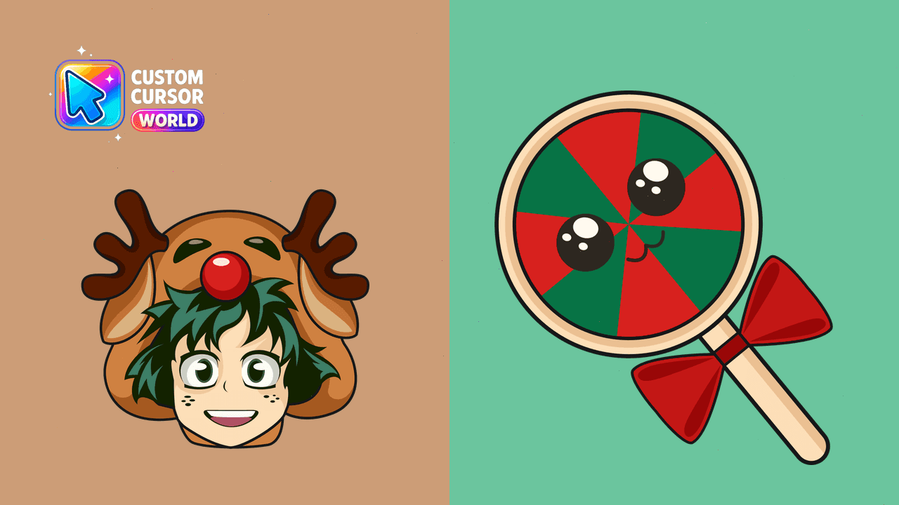 Прев'ю курсор-паку: My Hero Academia Cursor Pack - Izuku Midoriya Deer Suit Chri