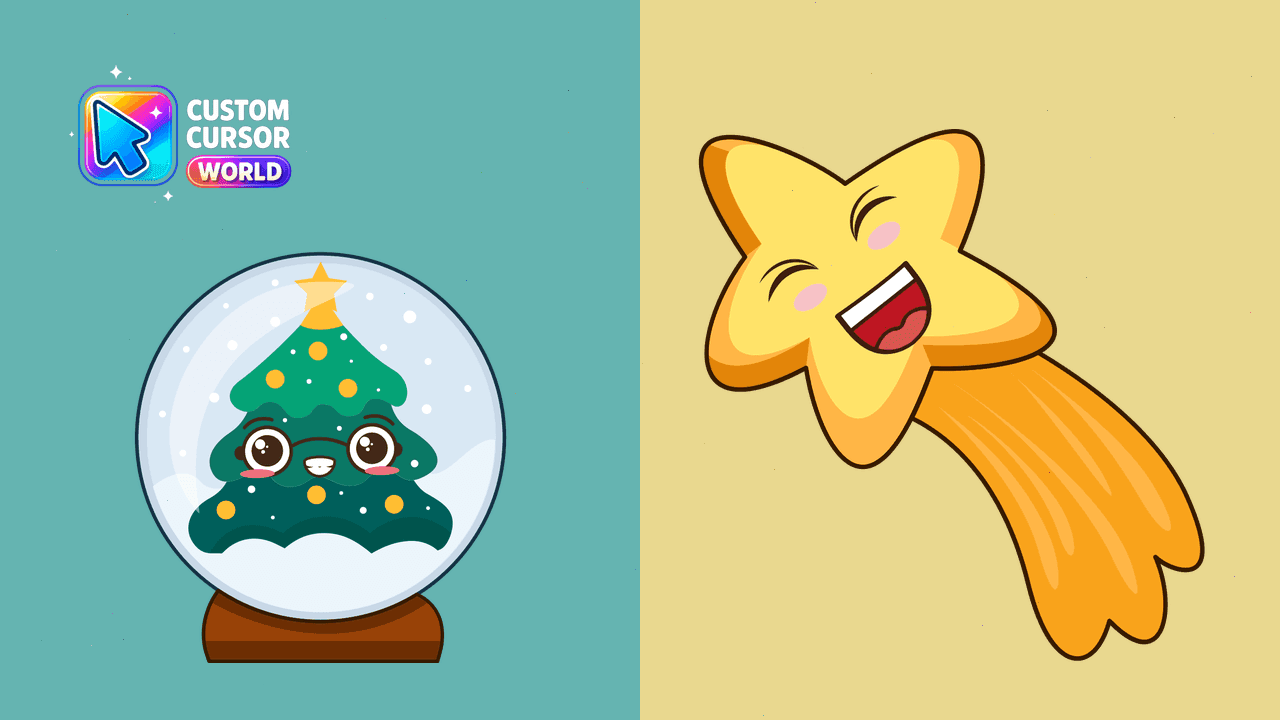 Прев'ю курсор-паку: Custom Cursor Pack - Christmas Snowball Edition for Chrome