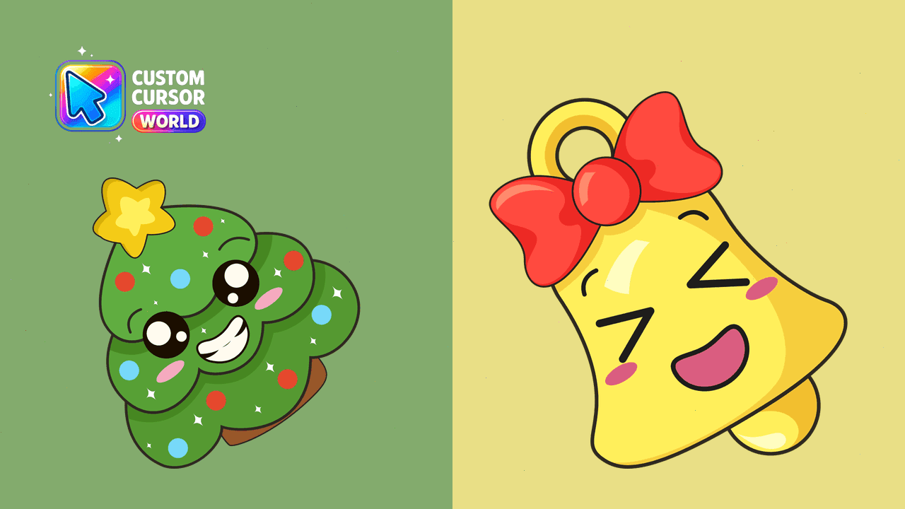 Прев'ю курсор-паку: New Year's Mood Cursor Pack - Custom Cursors for Chrome and 