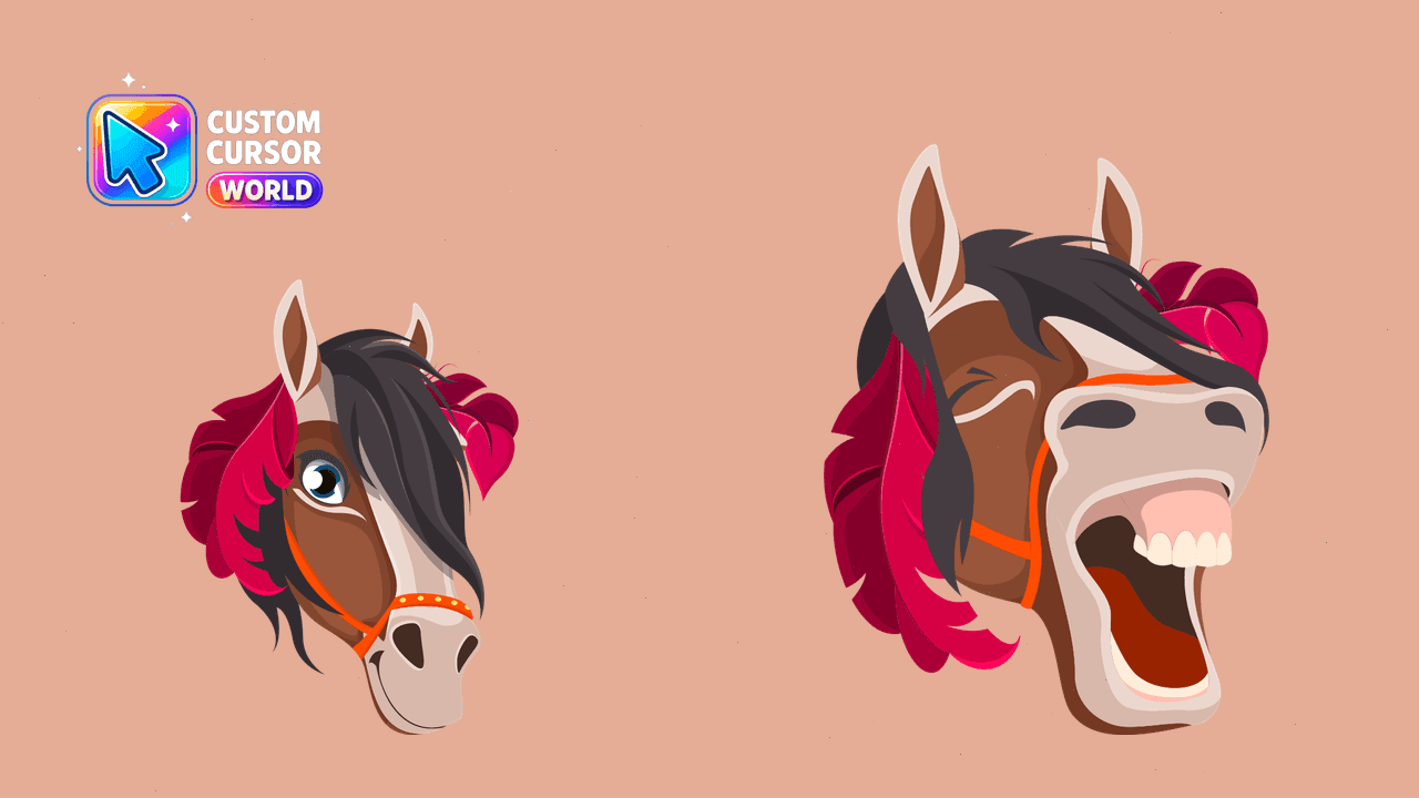 Прев'ю курсор-паку: Custom Circus Horse Cursor Pack