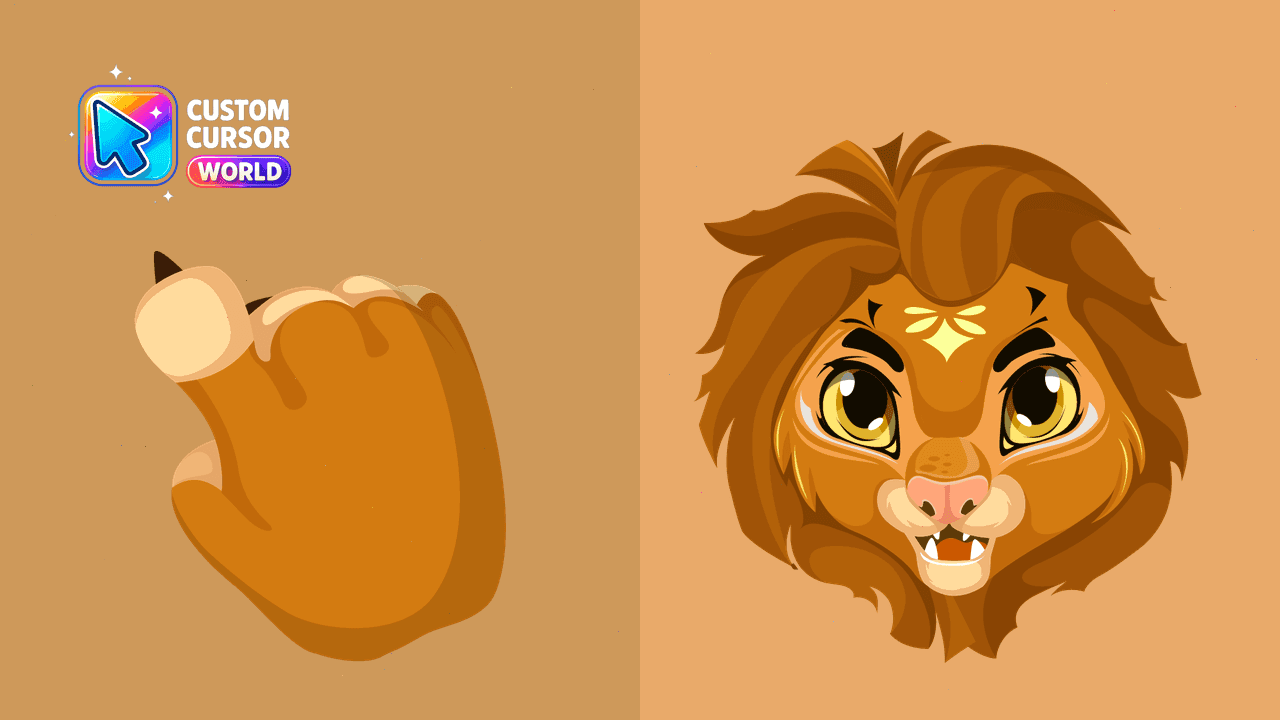 Прев'ю курсор-паку: Circus Lion Cursor Pack