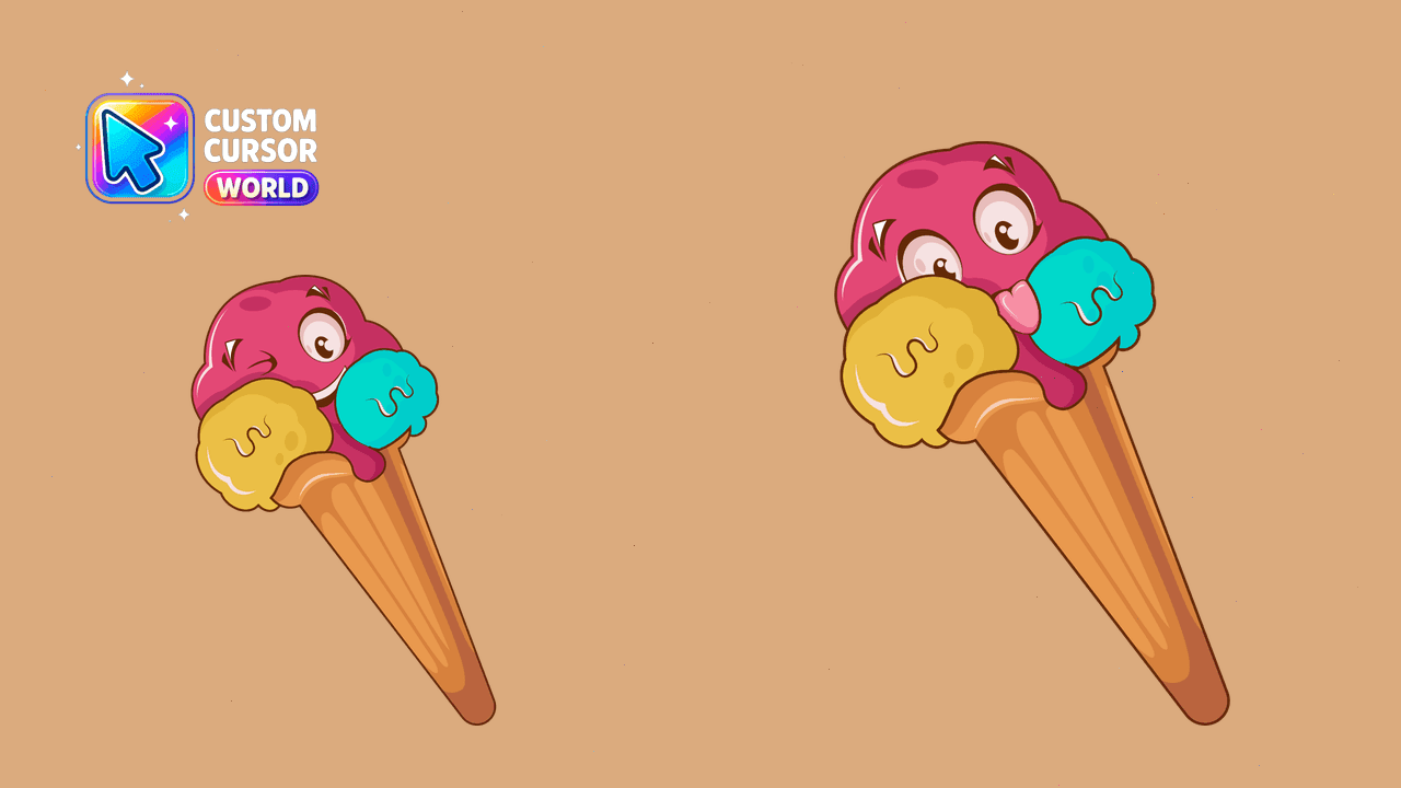 Прев'ю курсор-паку: Custom Cursor Corn Ice Cream Pack