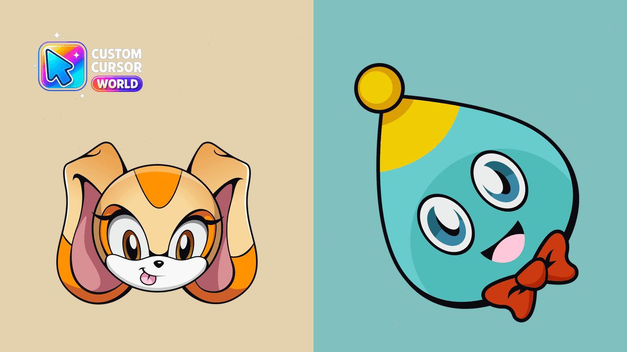 Прев'ю курсор-паку: Cream the Rabbit Custom Cursor Pack