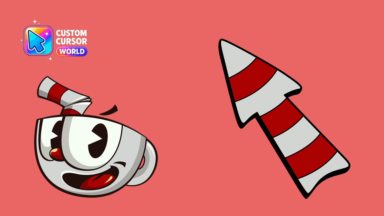 Прев'ю курсор-паку: Cuphead Custom Cursor Pack