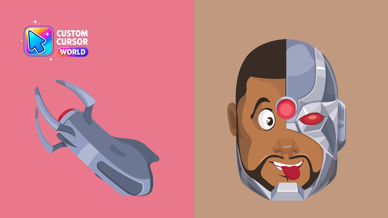 Прев'ю курсор-паку: Cyborg Cursor Pack - DC Comic Collection