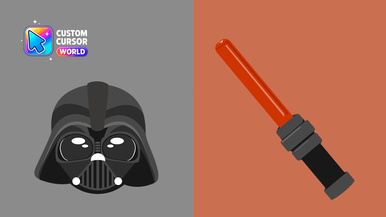 Прев'ю курсор-паку: Darth Vader Custom Cursor Pack for Chrome & Edge