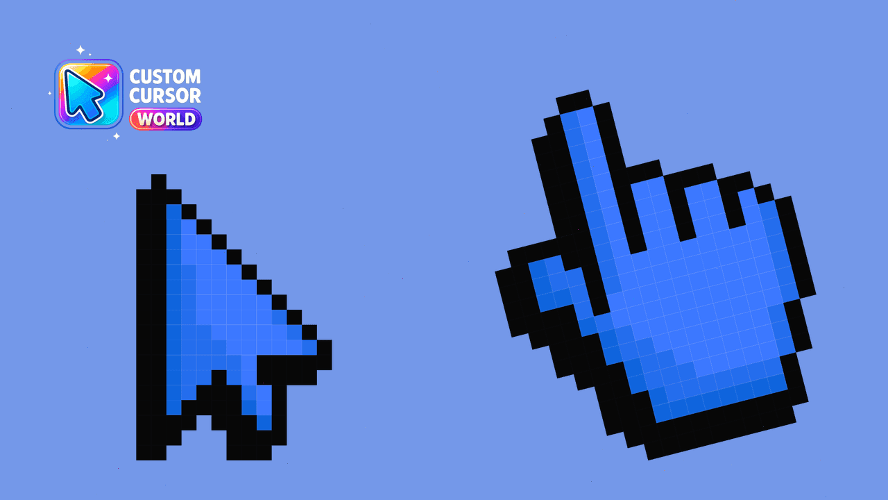 Прев'ю курсор-паку: Pixel Cursor Pack for Browsers