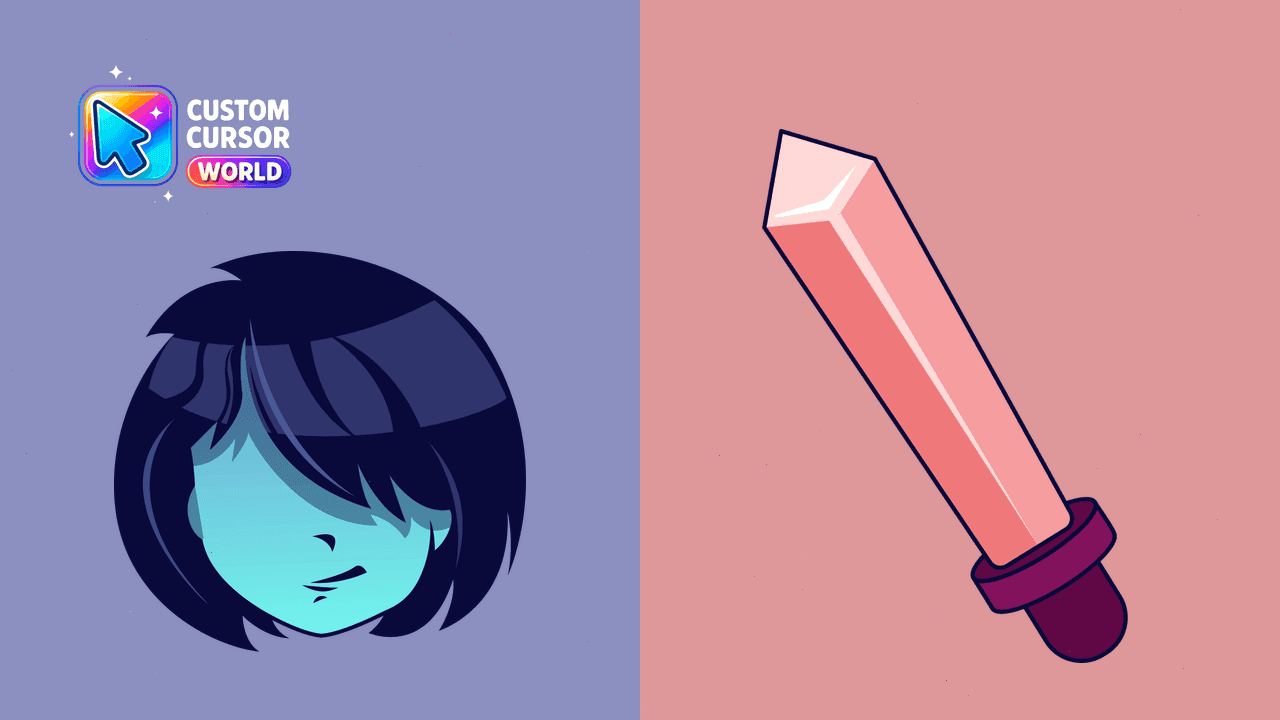 Прев'ю курсор-паку: Kris Custom Cursor Pack for Deltarune Dark World