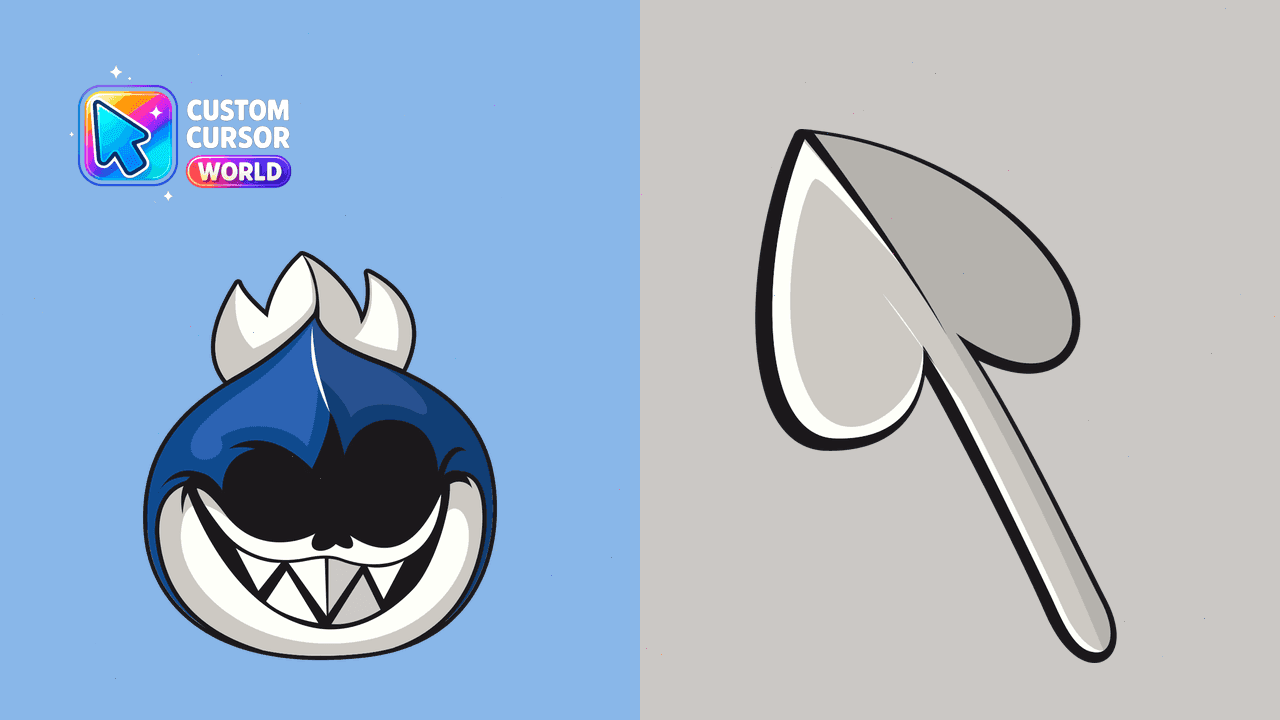 Прев'ю курсор-паку: Deltarune Dark World Lancer Cursor Pack