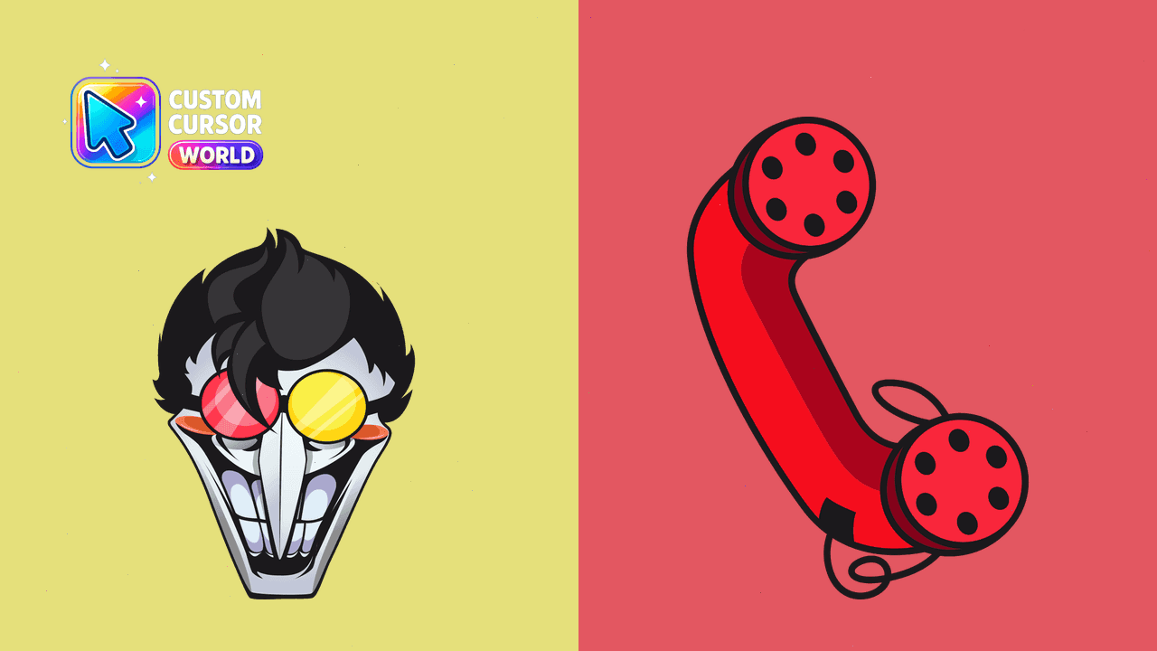 Прев'ю курсор-паку: Deltarune Spamton Custom Cursor Pack for Chrome & Edge