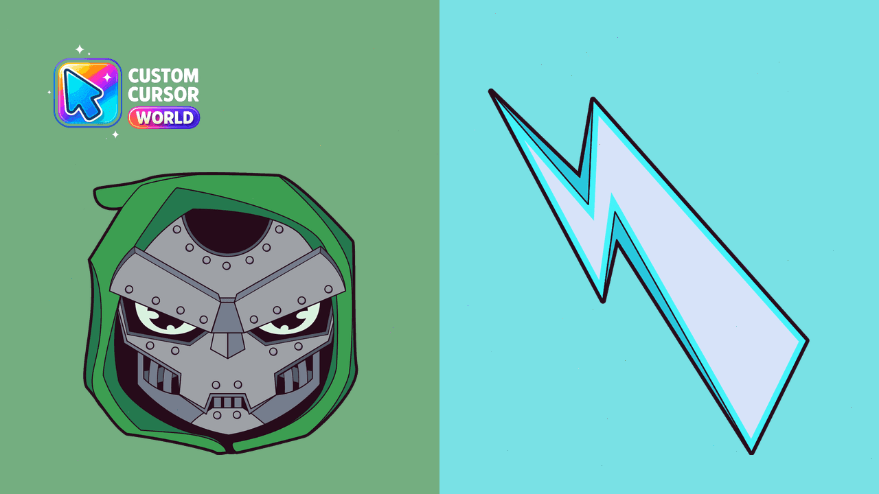 Прев'ю курсор-паку: Dr. Doom Custom Cursor for Chrome