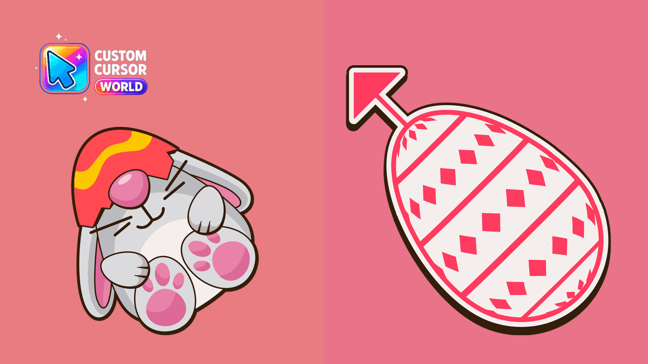 Прев'ю курсор-паку: Custom Cursor Easter Pack