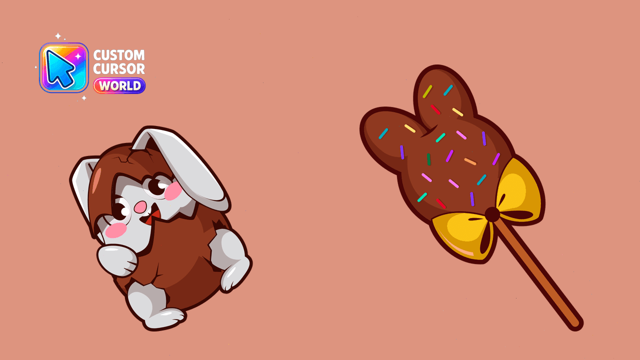 Прев'ю курсор-паку: Easter-Themed Cursor Pack for Browser Customization