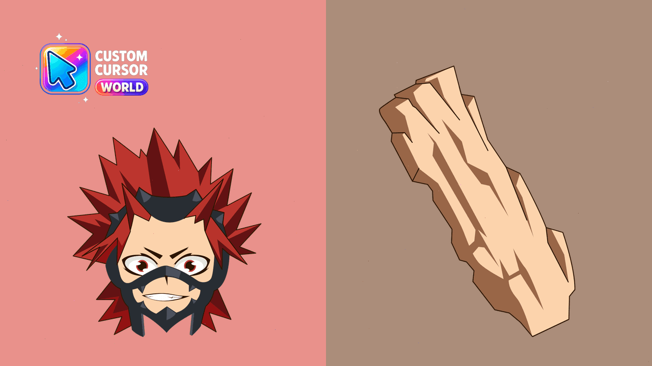 Прев'ю курсор-паку: Custom Cursor Pack - Kirishima Eijirō Edition