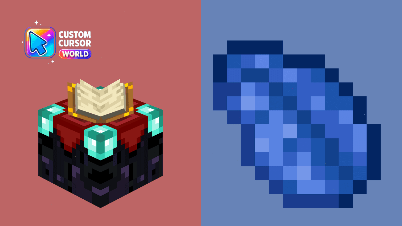 Прев'ю курсор-паку: Enchanting Cursor Pack - Minecraft Magic for Your Browser