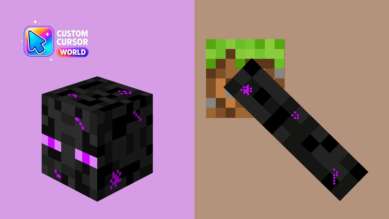 Прев'ю курсор-паку: Enderman Cursor Pack - Minecraft Collection for Chrome