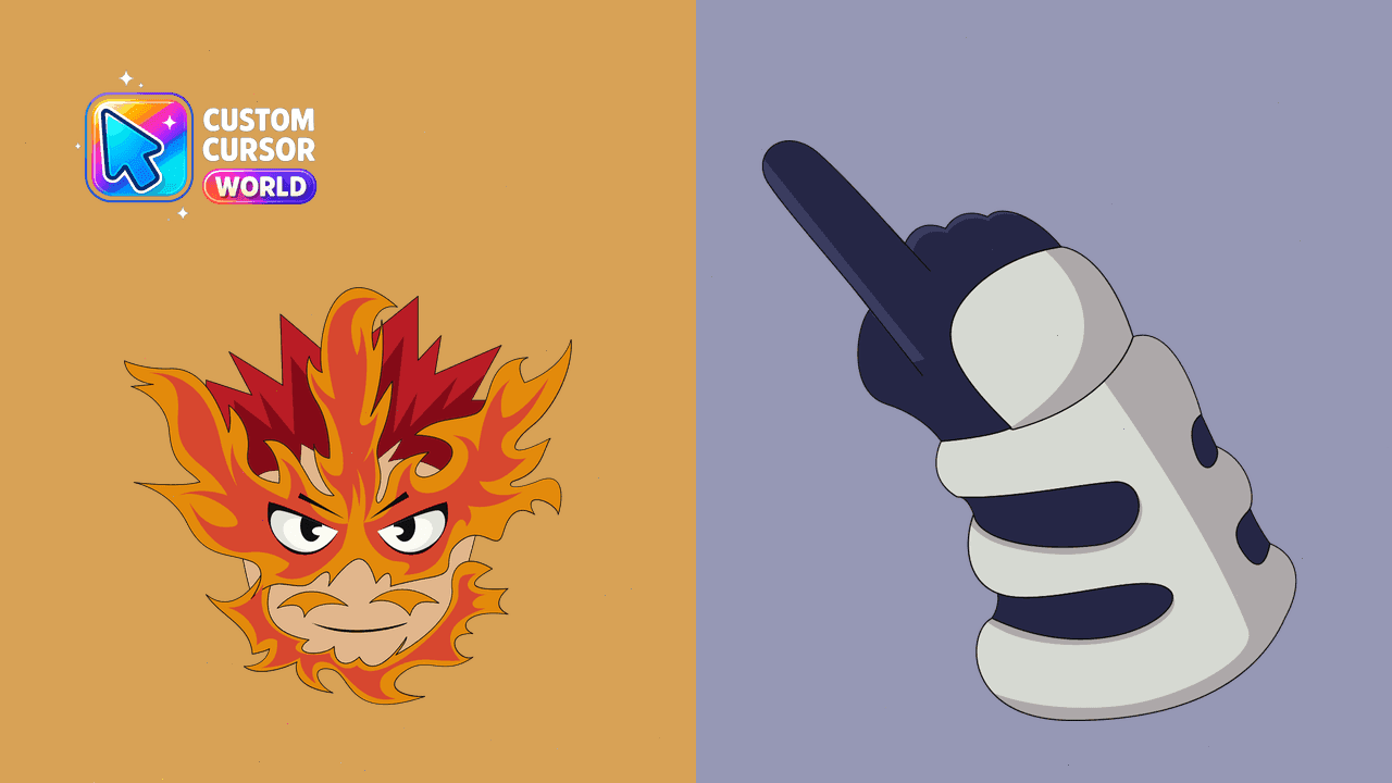 Прев'ю курсор-паку: Enji Todoroki Custom Cursor Pack