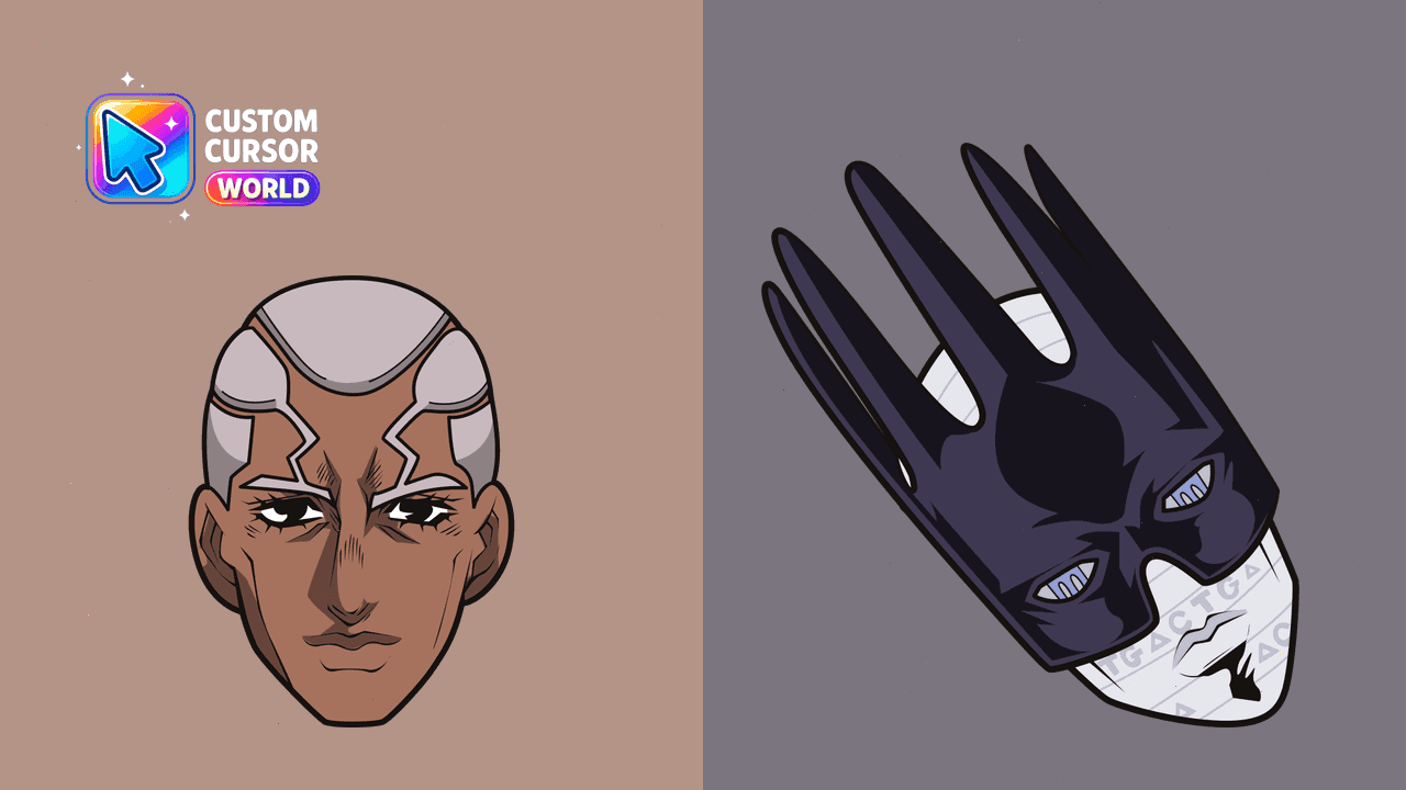 Прев'ю курсор-паку: Enrico Pucci Custom Cursor Pack for Chrome