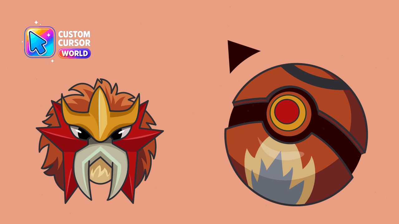 Прев'ю курсор-паку: Entei Cursor Pack for Chrome and Edge