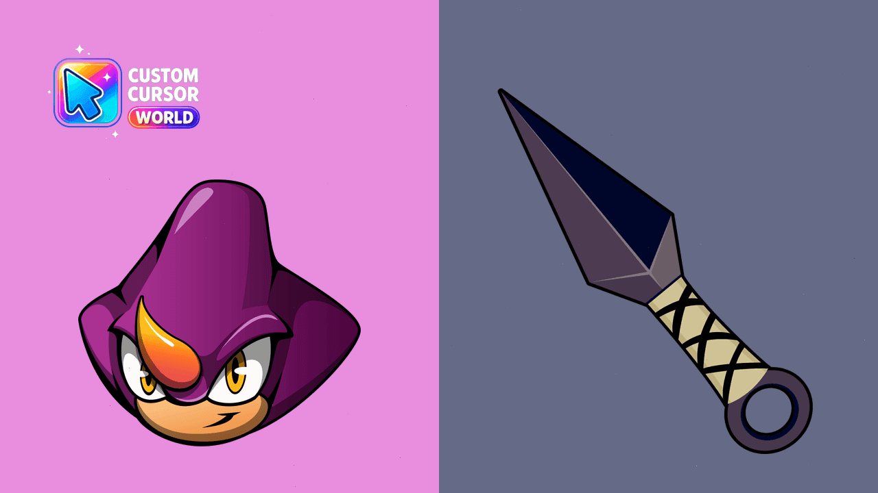 Прев'ю курсор-паку: Espio the Chameleon Custom Cursor Pack