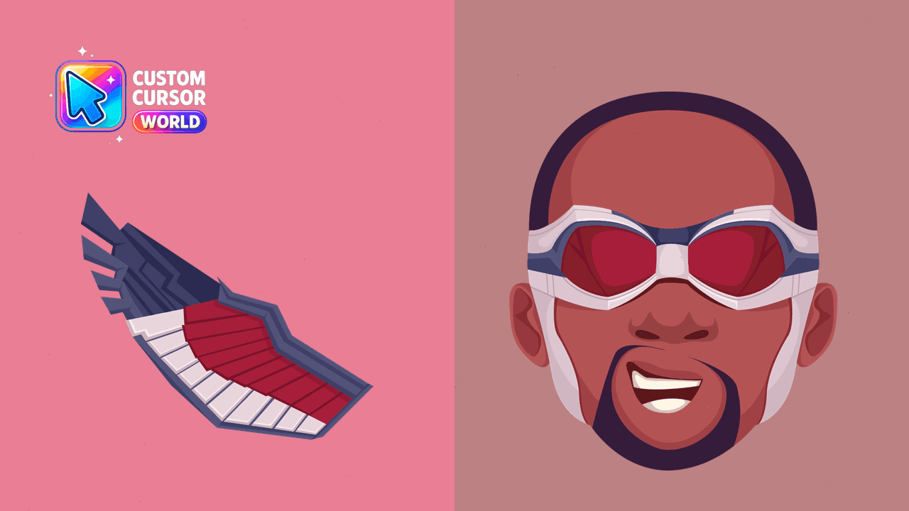 Прев'ю курсор-паку: Custom Cursor Pack Falcon Marvel Collection