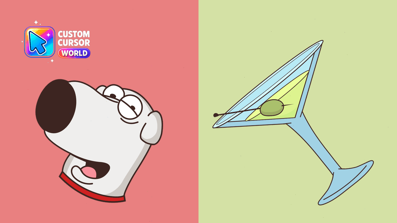 Прев'ю курсор-паку: Brian Griffin Custom Cursor Pack - Family Guy Collection