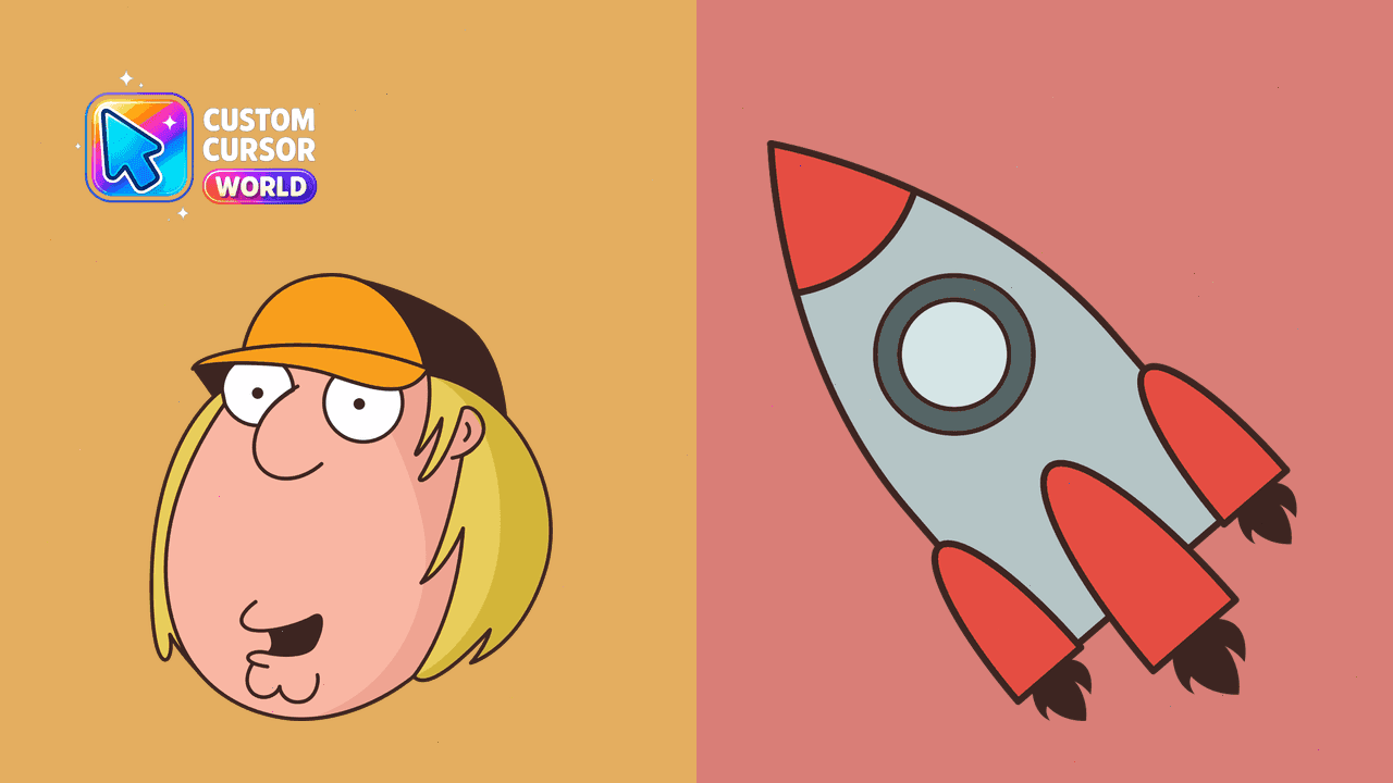 Прев'ю курсор-паку: Custom Cursor Family Guy Chris Griffin Pack