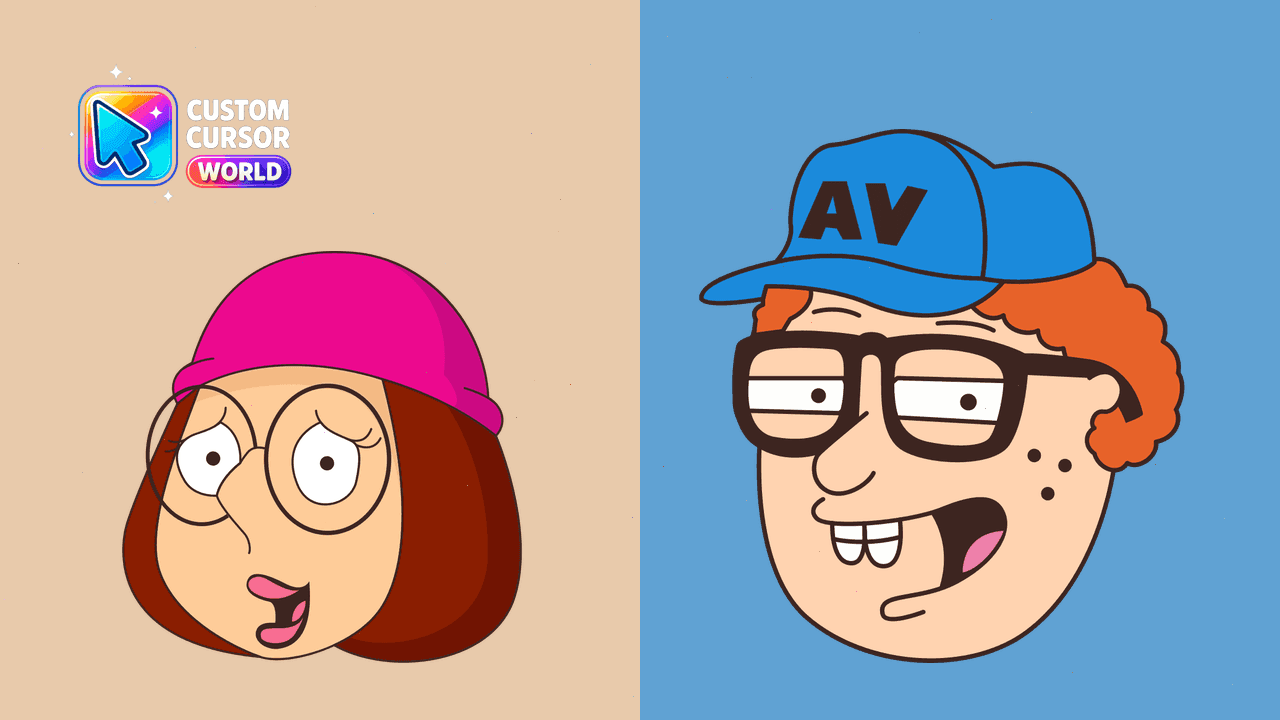 Прев'ю курсор-паку: Meg Griffin Custom Cursor for Chrome