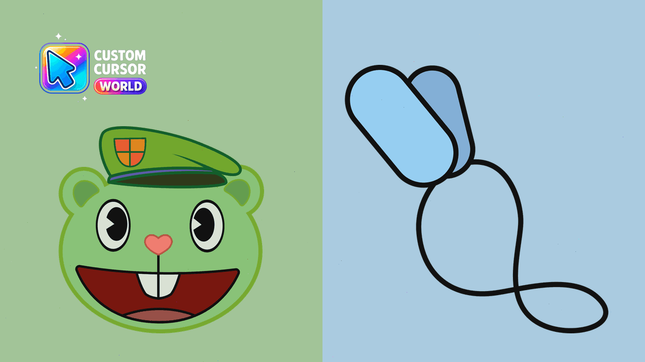 Прев'ю курсор-паку: Custom Flippy Cursor Pack for Web Browsers