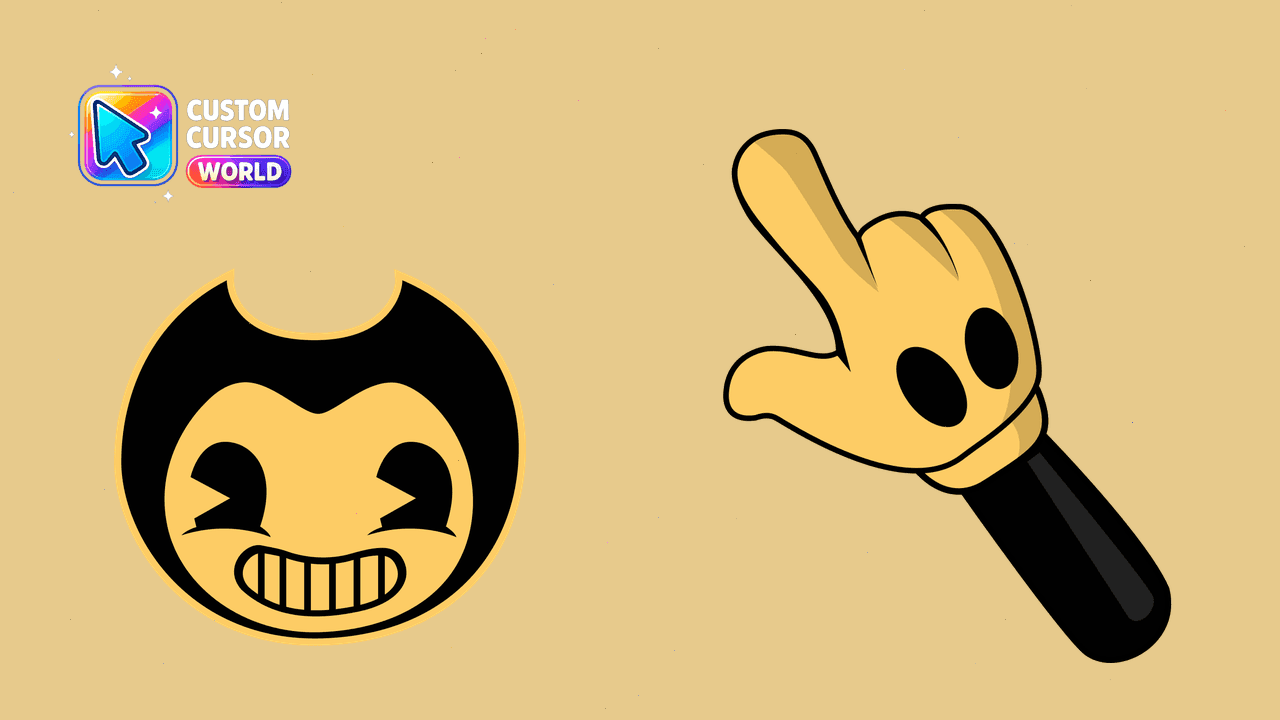 Прев'ю курсор-паку: Bendy Custom Cursor Pack