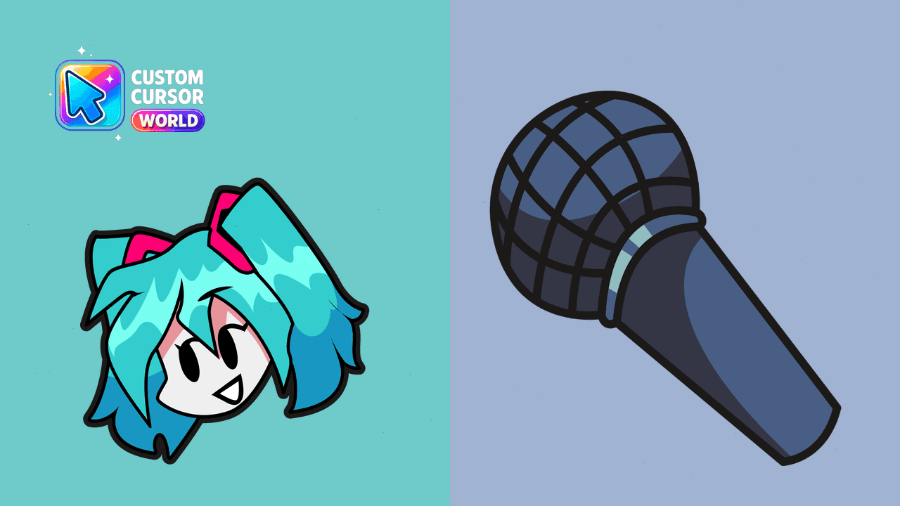 Прев'ю курсор-паку: Hatsune Miku Custom Cursor Pack for Mouse & Pointer