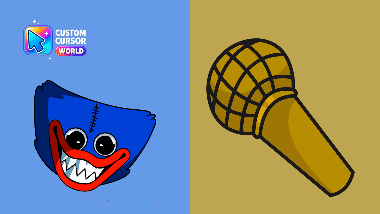 Прев'ю курсор-паку: Huggy Wuggy Cursor Pack for Chrome