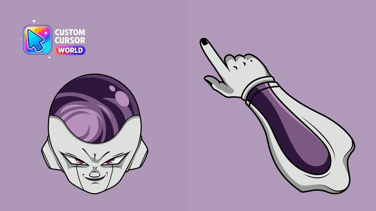 Прев'ю курсор-паку: Frieza Custom Cursor Pack for Chrome & Edge
