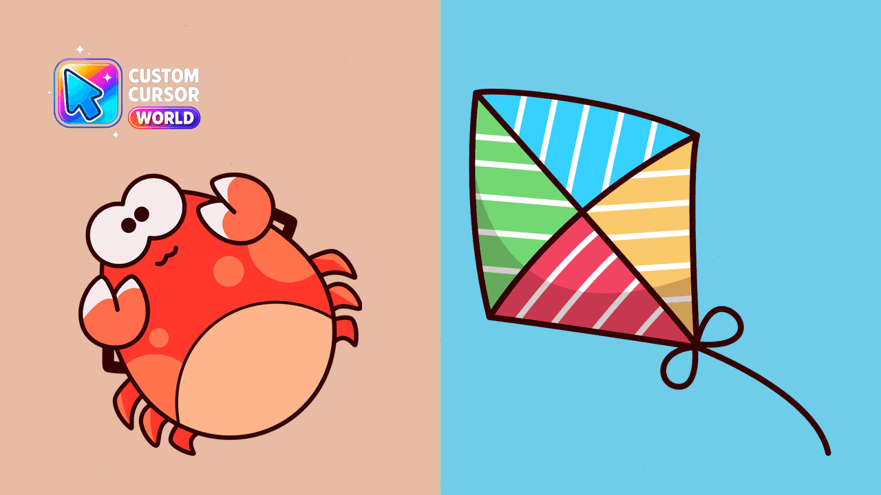 Прев'ю курсор-паку: Easter Cursor Pack - Custom Egg & Crustacean