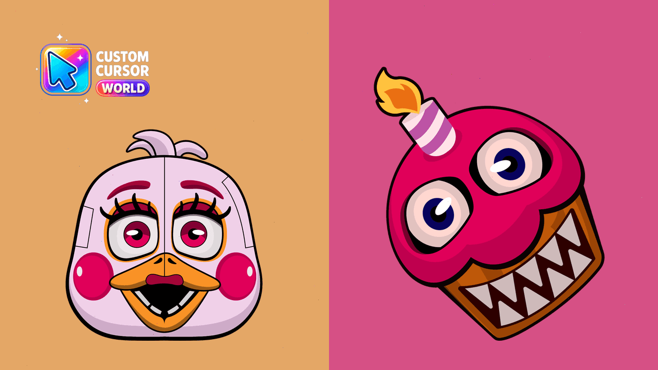 Прев'ю курсор-паку: Funtime Chica Custom Cursor Pack