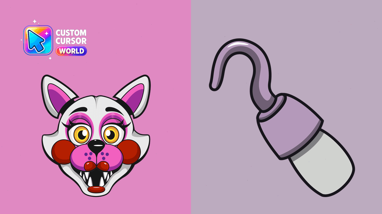 Прев'ю курсор-паку: Funtime Foxy Custom Cursor Pack