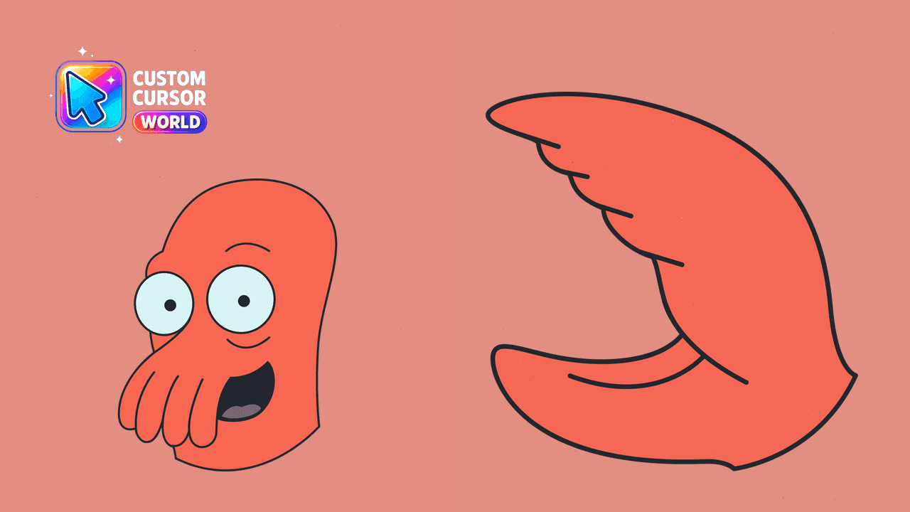 Прев'ю курсор-паку: Zoidberg Custom Cursor Pack