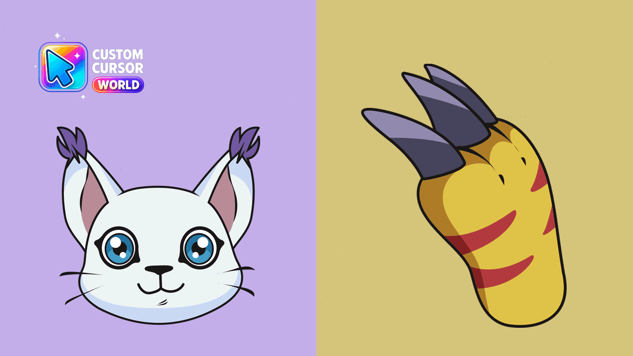 Прев'ю курсор-паку: Gatomon Cursor Pack