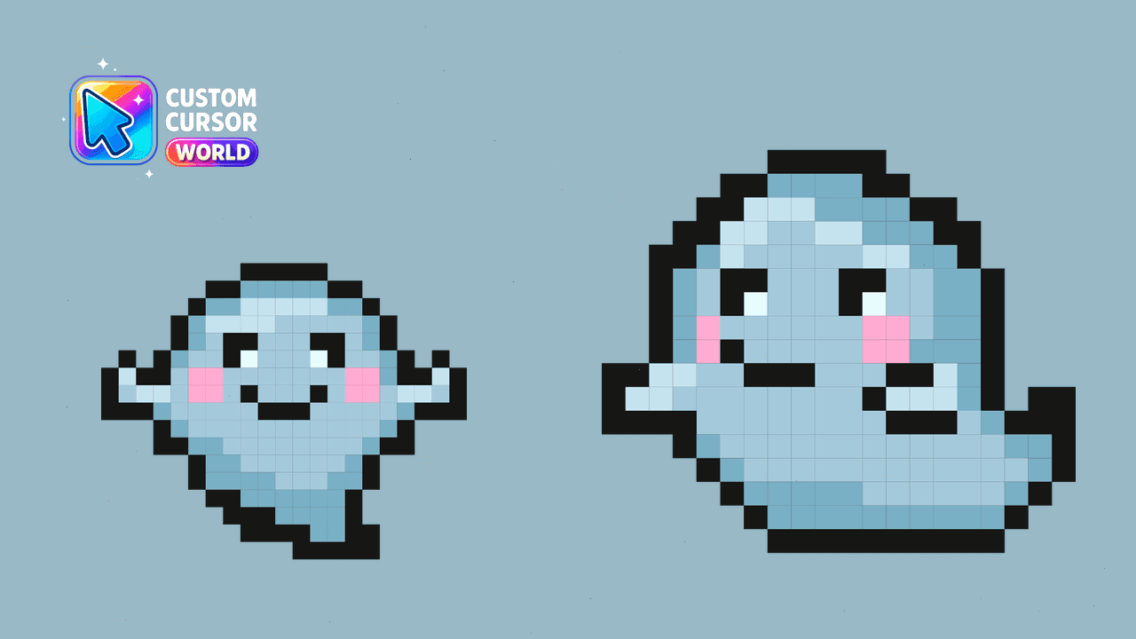 Прев'ю курсор-паку: Ghost Pixel Custom Cursor Pack