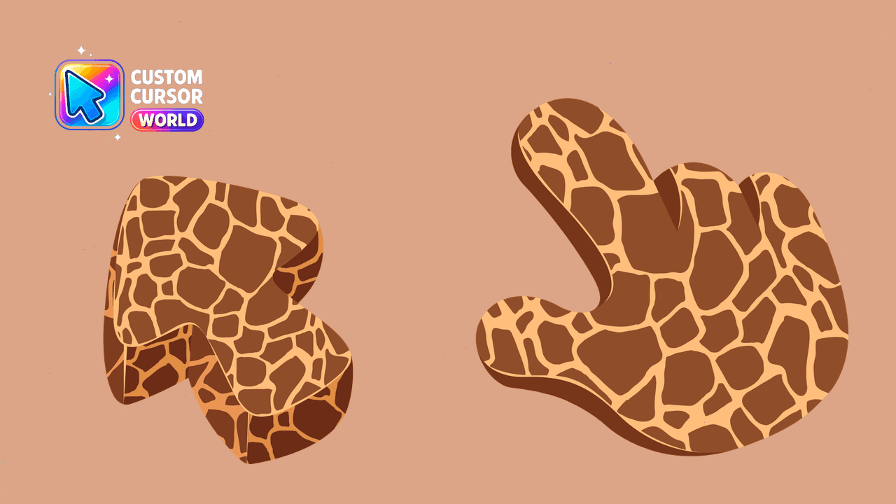 Прев'ю курсор-паку: Giraffe Cursor Pack