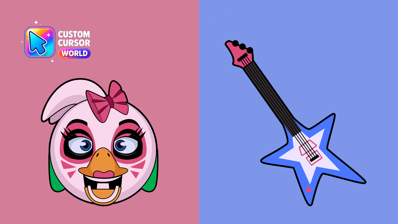 Прев'ю курсор-паку: Glamrock Chica Custom Cursor Pack