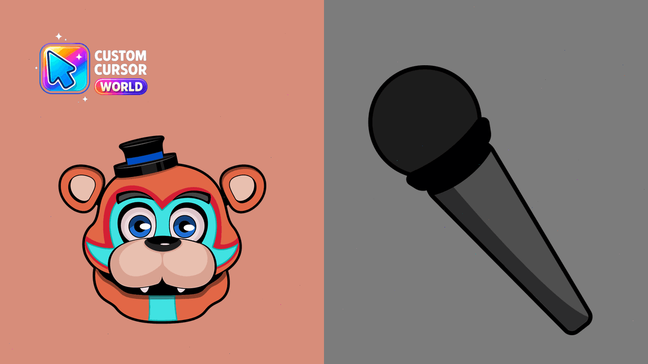 Прев'ю курсор-паку: Custom Cursor Pack - Glamrock Freddy Animatronic