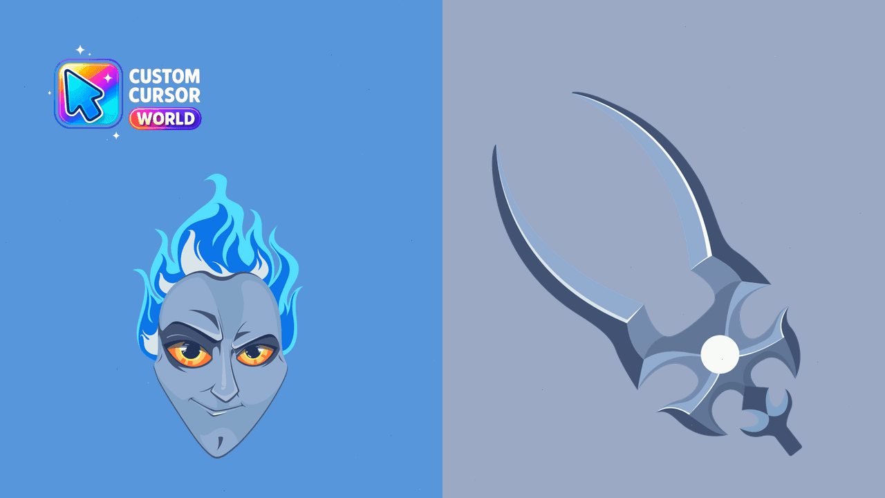 Прев'ю курсор-паку: Hades Custom Cursor Pack for Chromium Browsers