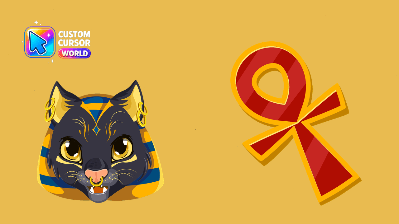 Прев'ю курсор-паку: Bastet Custom Cursor Pack for Chrome